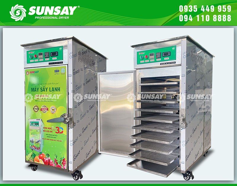 May say lanh doi luu gio 3D 9 khay say Máy sấy lạnh đối lưu gió 3D 9 khay