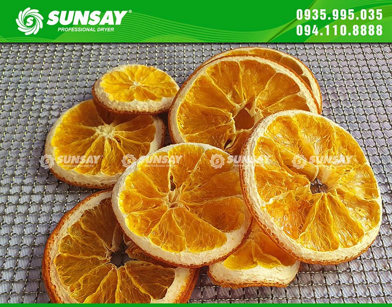 Cam non sấy khô