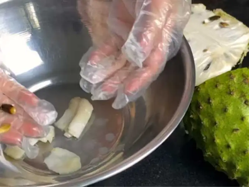 Làm mứt mãng cầu