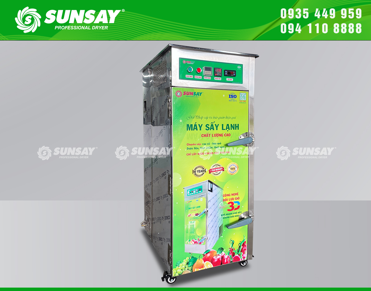 Máy sấy lạnh 12 khay mini