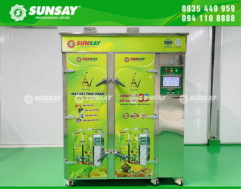 Cung cấp máy sấy nhiệt đối lưu 80 khay đến Khánh Hòa
