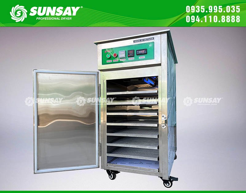 Máy sấy lạnh đối lưu gió 3D giúp sản phẩm khô đều và khô nhanh