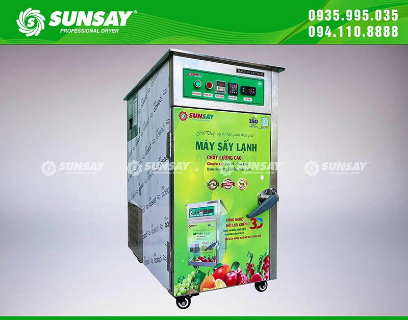 Sản phẩm máy sấy trái cây giá rẻ SUNSAY 7 khay