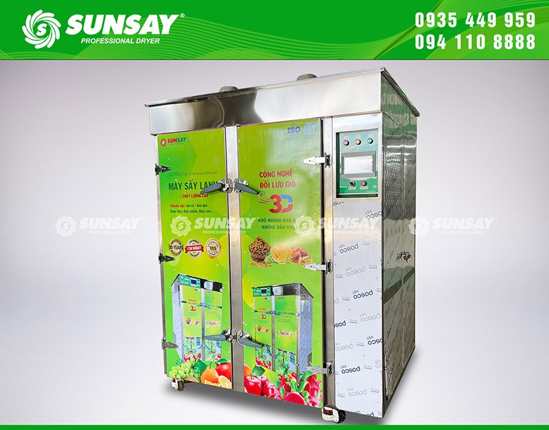 Cách sấy lá đinh lăng với máy sấy lạnh SUNSAY