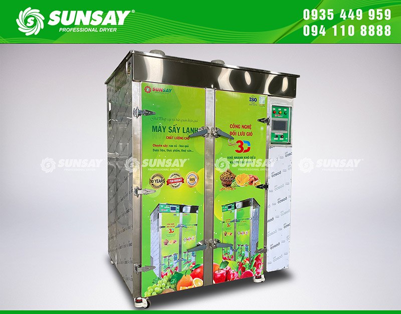 Mẫu tủ sấy lạnh SUNSAY 2 ngăn