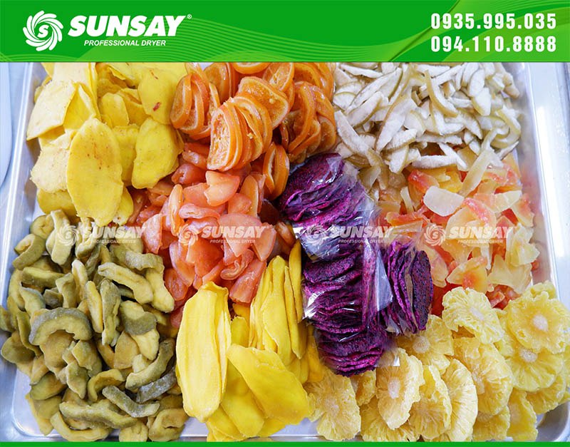 Sản phẩm từ máy sấy lạnh SUNSAY