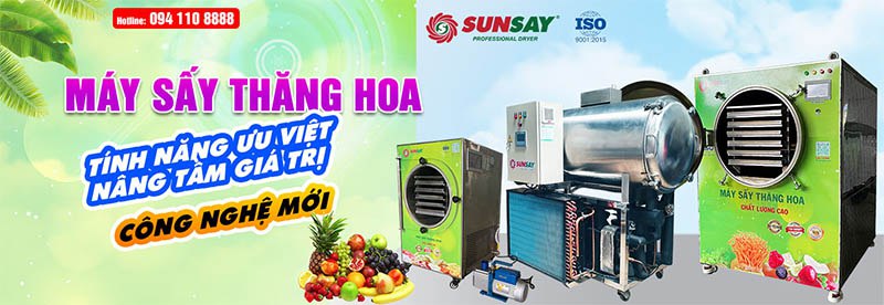 Phương pháp sấy khô bằng công nghệ sấy thăng hoa
