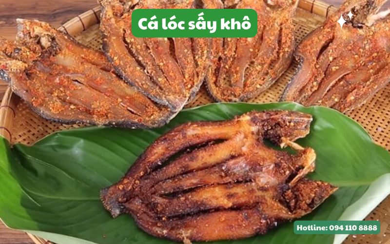 Cá lóc sấy khô thơm ngon, đậm vị cùng máy sấy cá khô công nghiệp