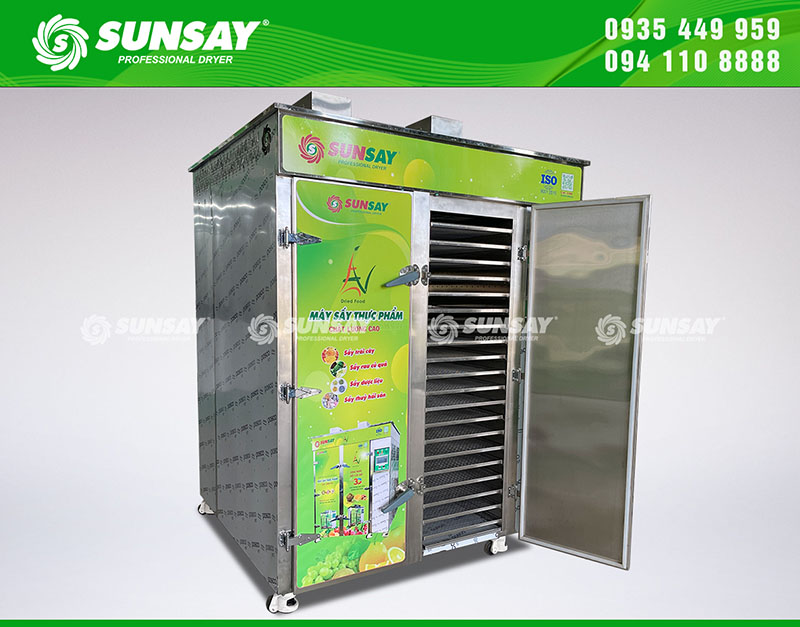Máy sấy hải sản công nghệ sấy nhiệt