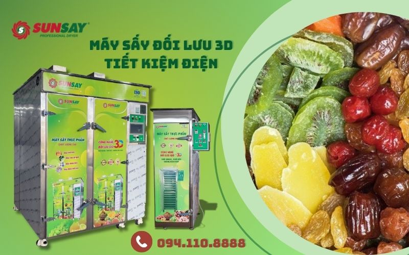 Máy sấy đối lưu 3D tiết kiệm điện tốt năm 2026