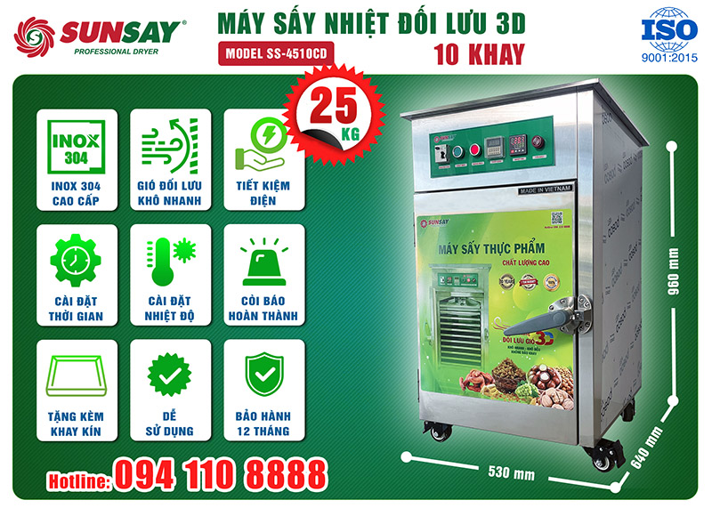Máy sấy nhiệt công nghệ mới