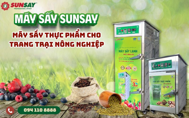 Máy sấy thực phẩm cho trang trại nông nghiệp